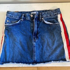Zara striped skirt